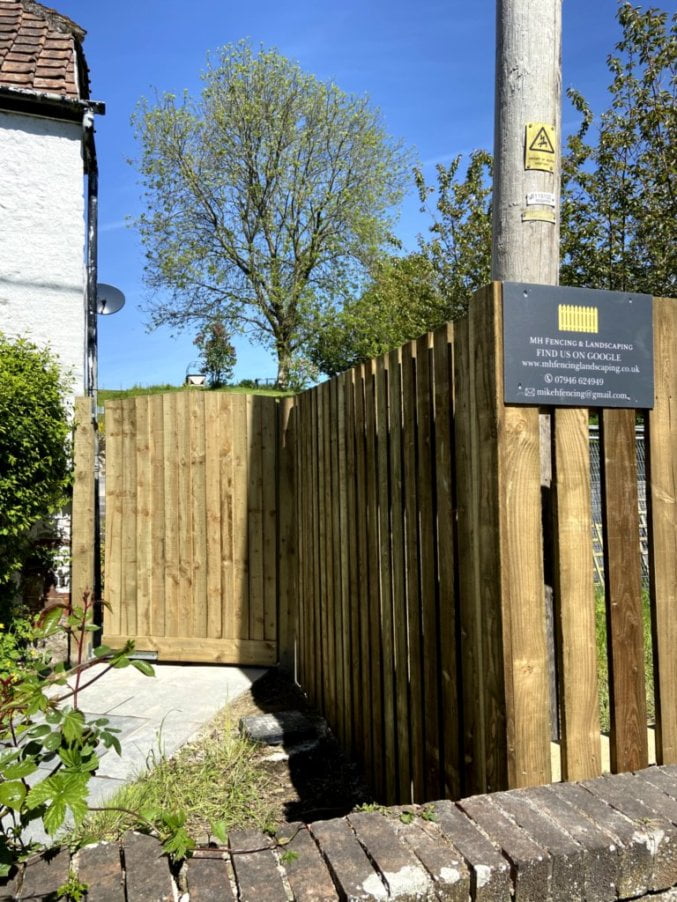 MH Fencing & Landscaping - Fencing under Construction